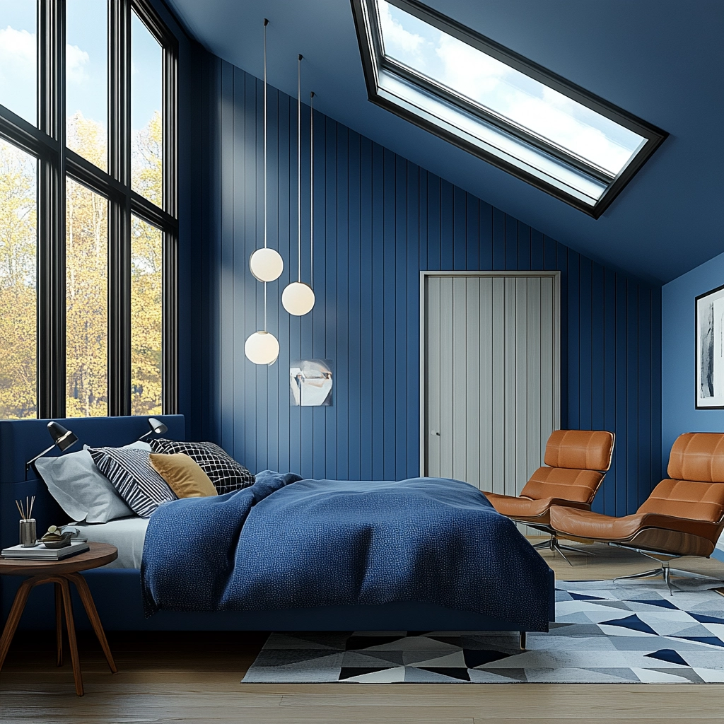 blue farmhouse bedroom 31