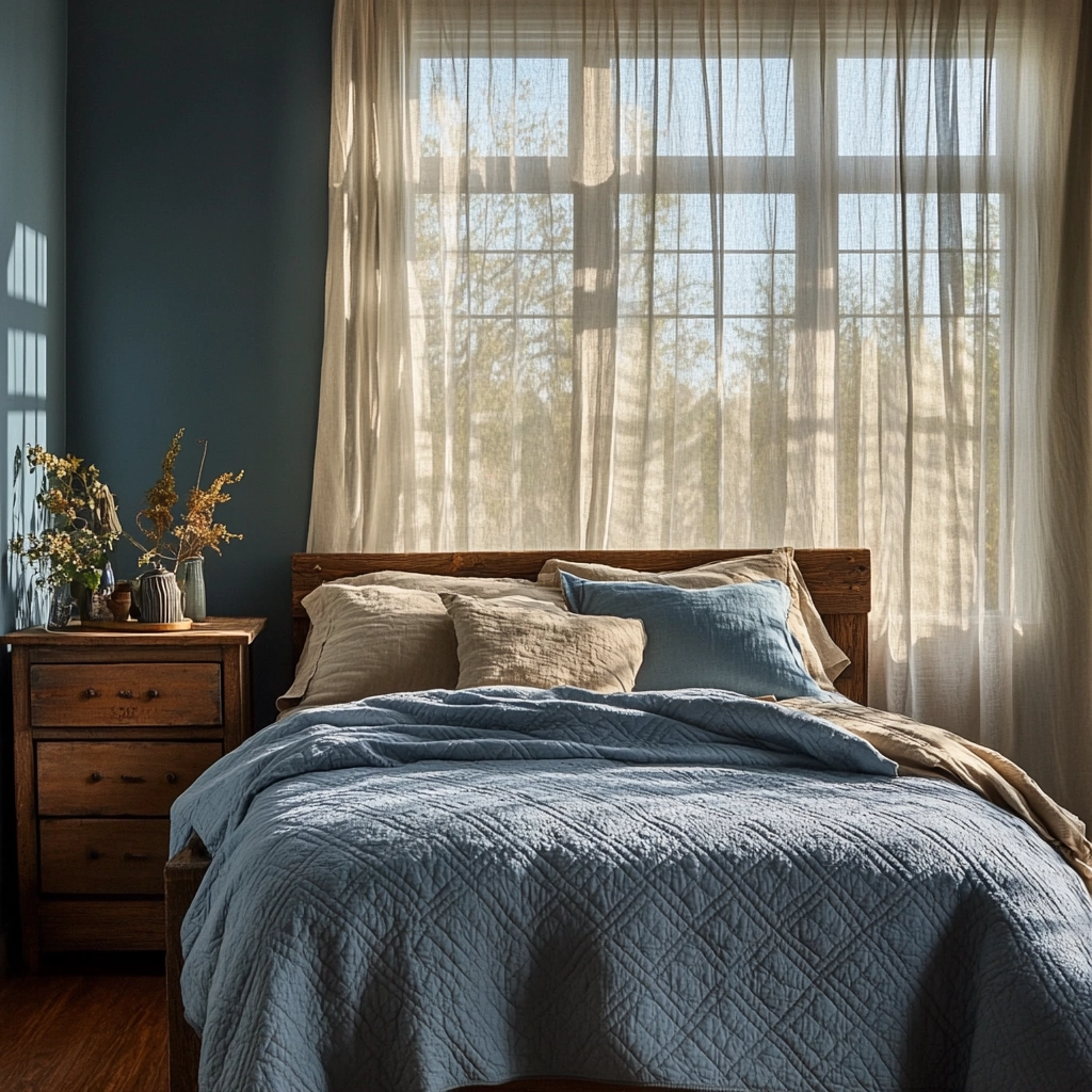 blue farmhouse bedroom 4