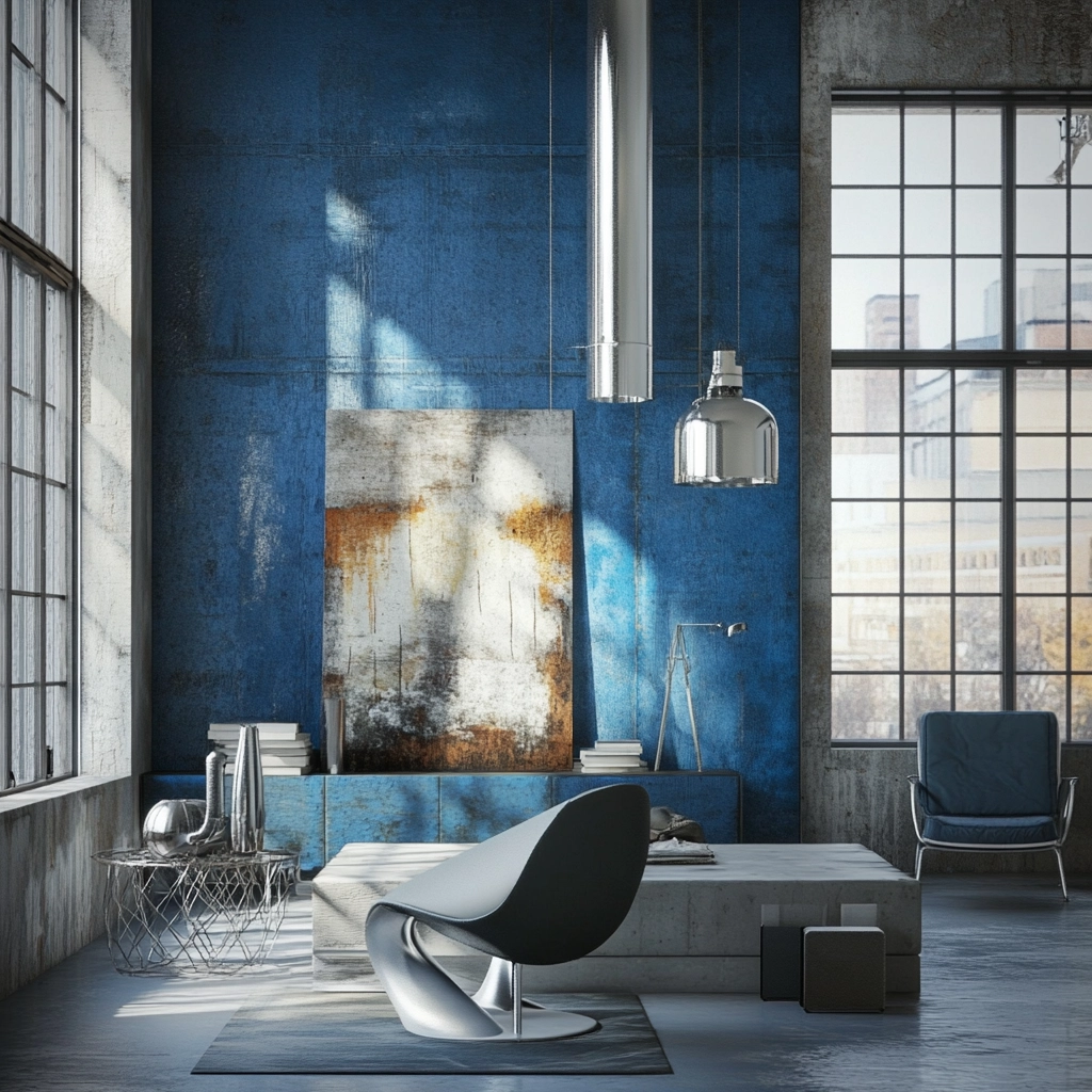 blue farmhouse bedroom 68