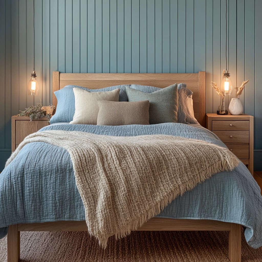 blue farmhouse bedroom 7