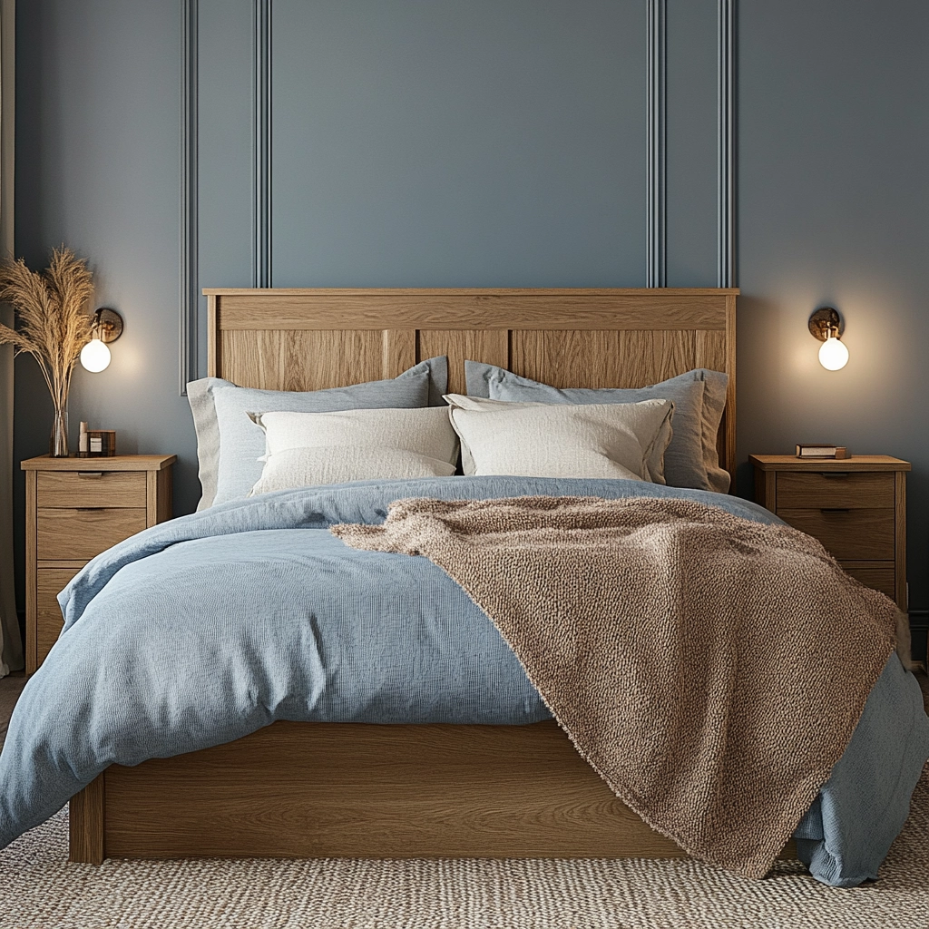 blue farmhouse bedroom 8