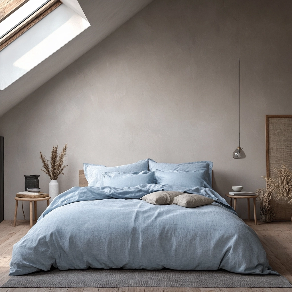 blue farmhouse bedroom ideas 16