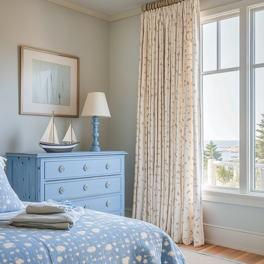 blue farmhouse bedroom ideas 28