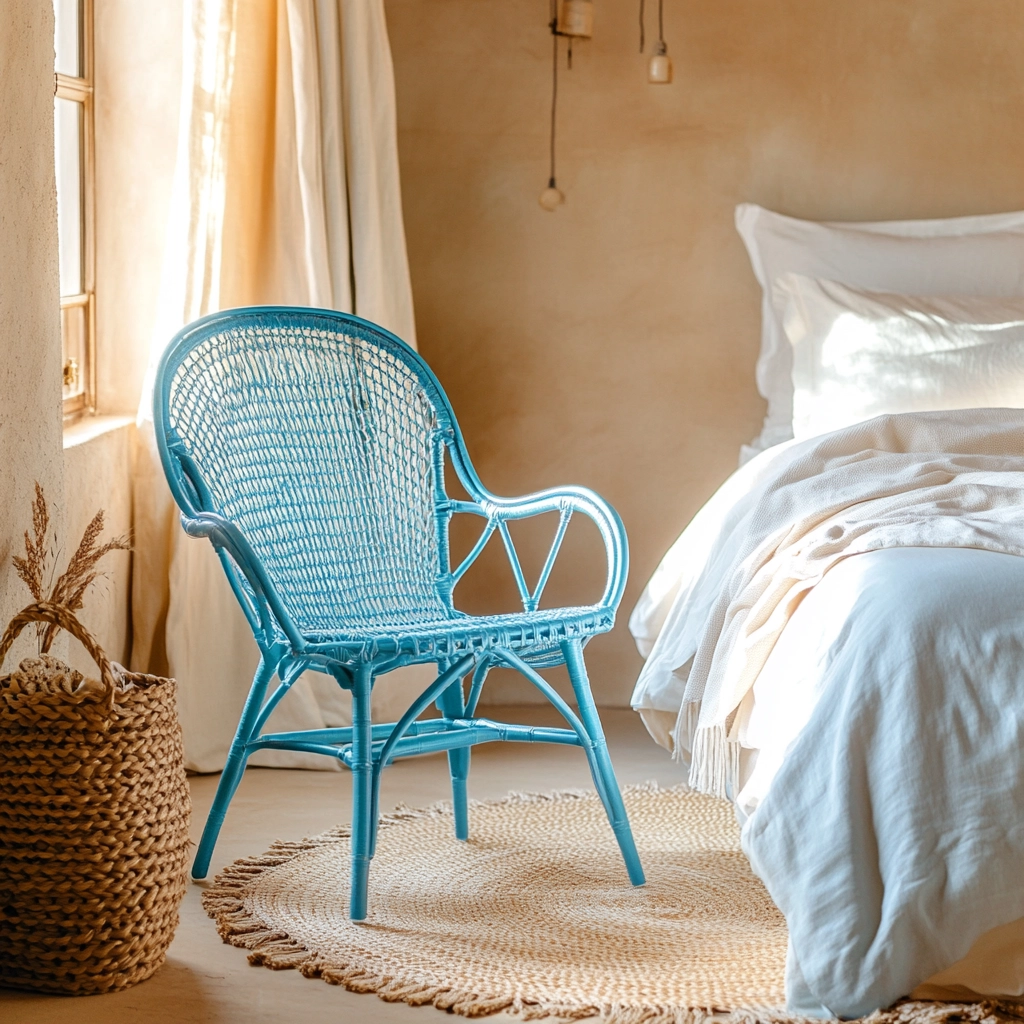 blue farmhouse bedroom ideas 73
