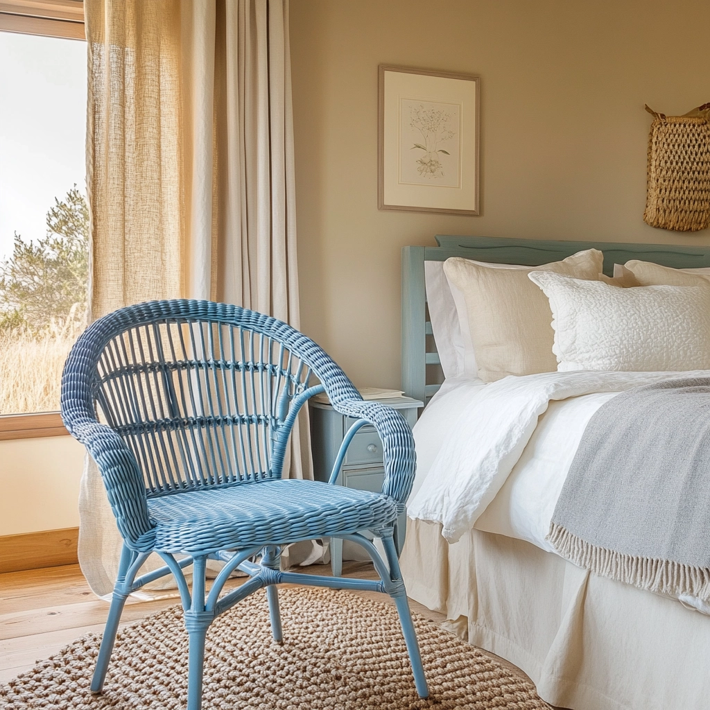 blue farmhouse bedroom ideas 75
