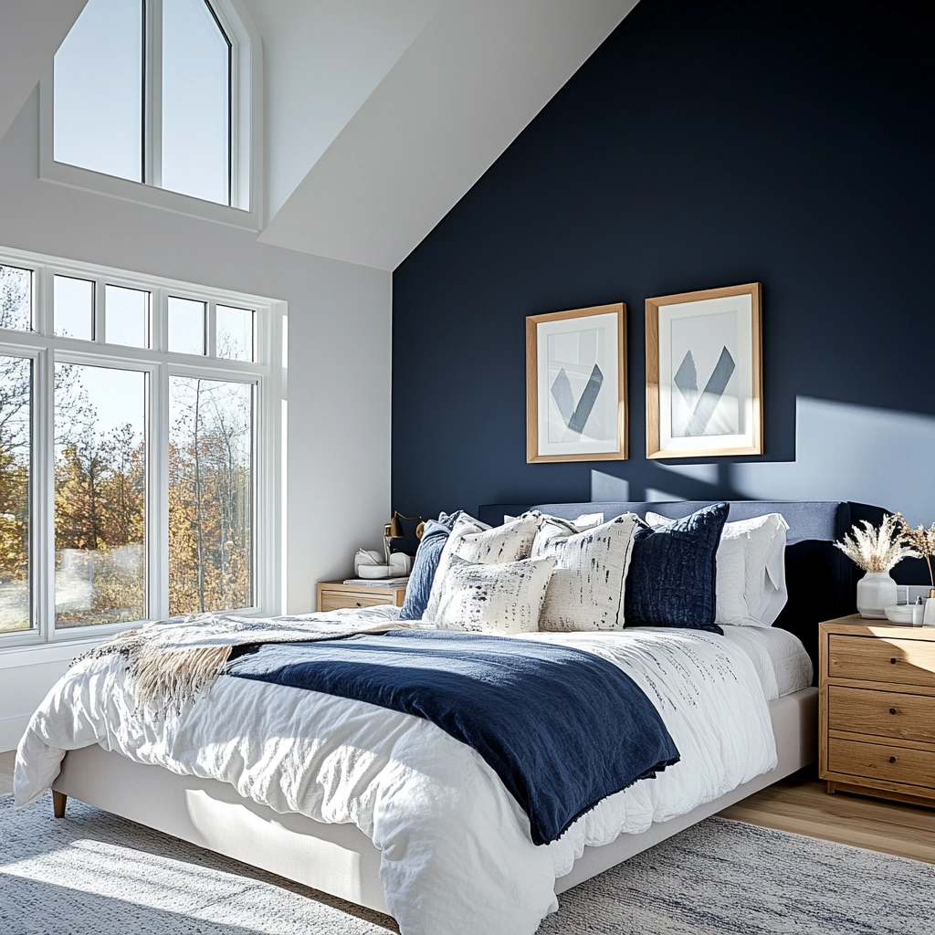 blue farmhouse bedroom ideas 9