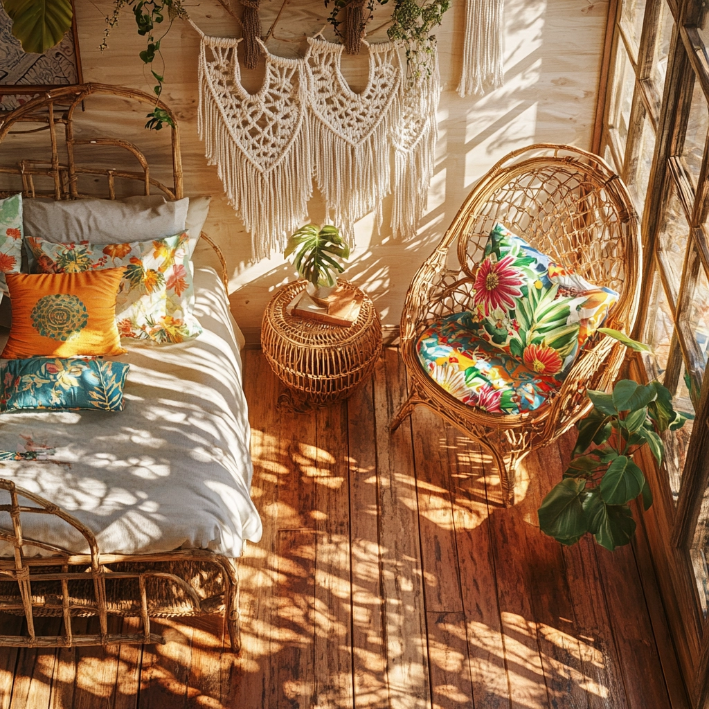 boho farmhouse bedroom 10