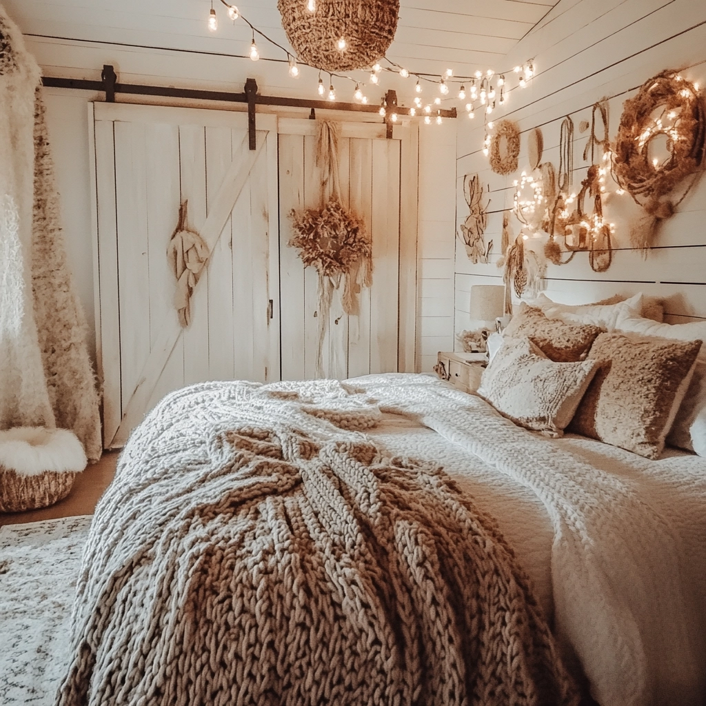 boho farmhouse bedroom 22
