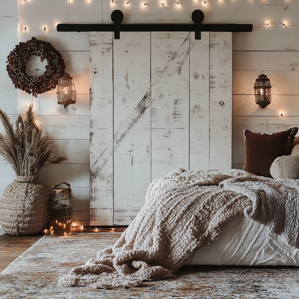 boho farmhouse bedroom 23