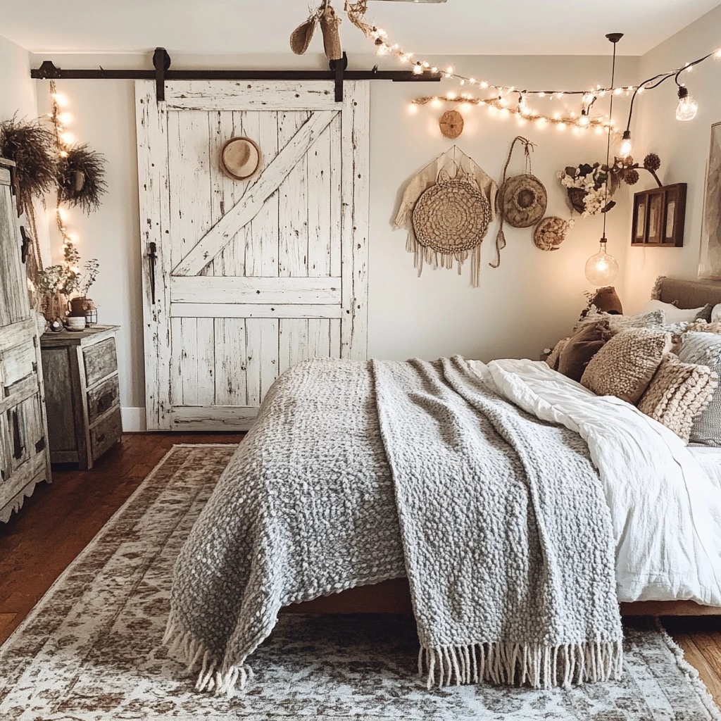 boho farmhouse bedroom 24
