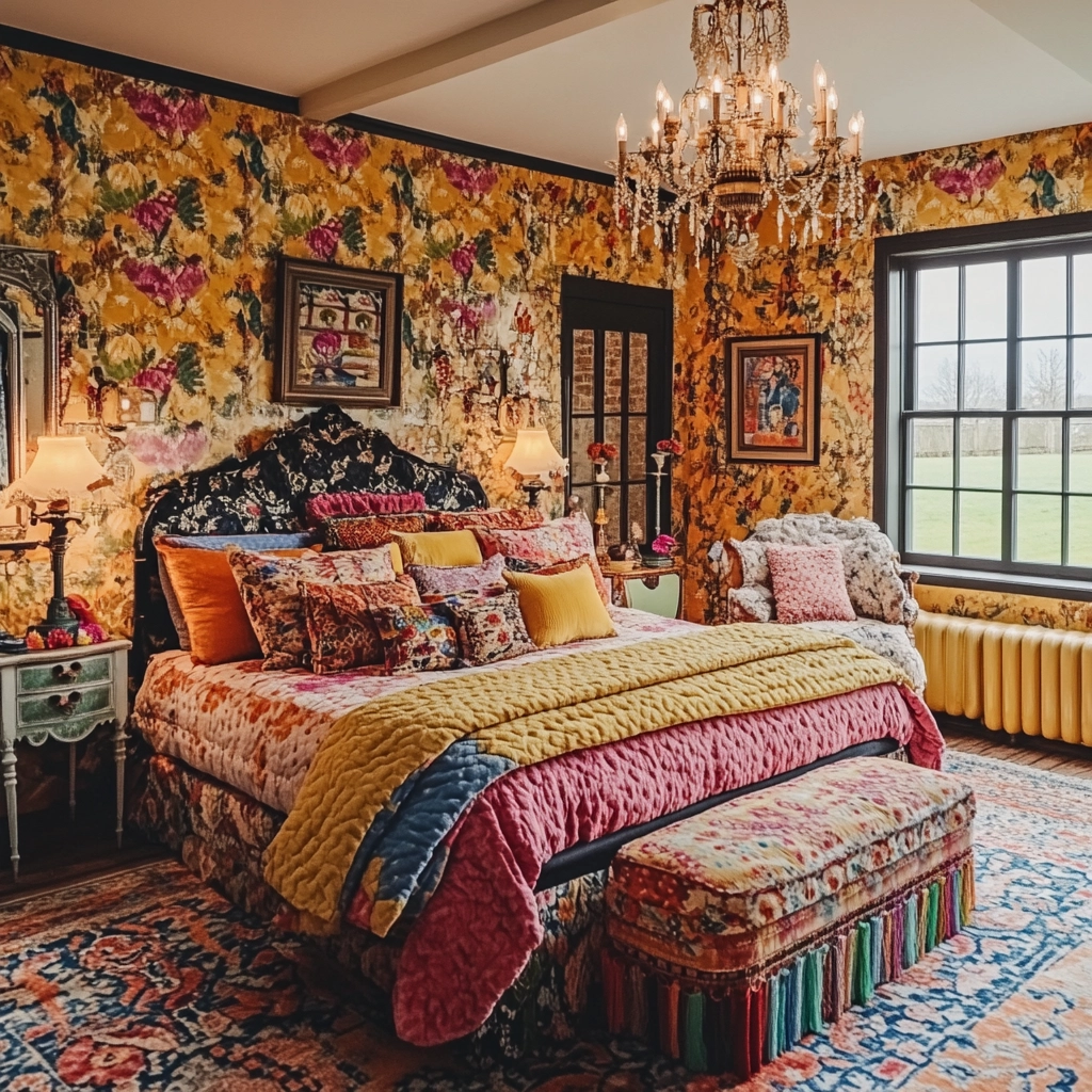 boho farmhouse bedroom 53