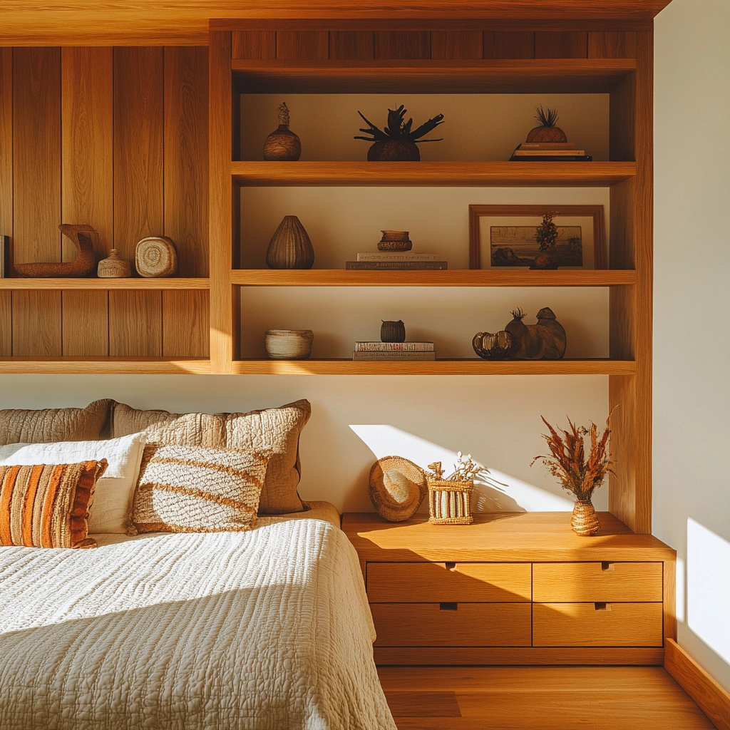 boho farmhouse bedroom 73