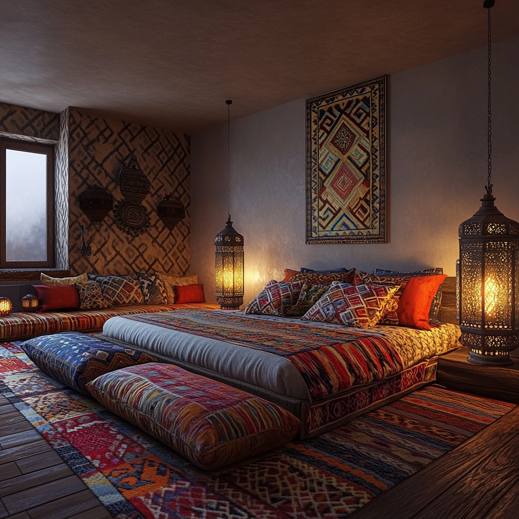 boho farmhouse bedroom 77