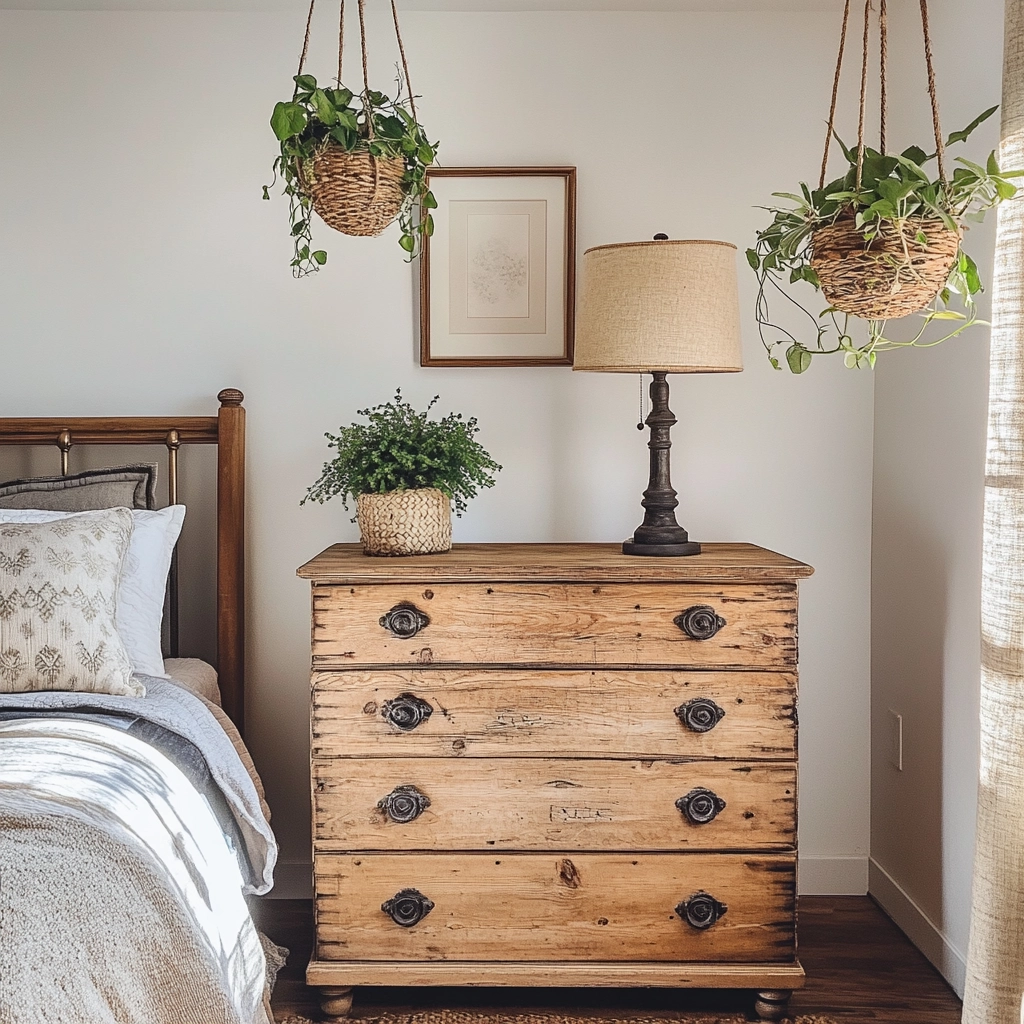 boho farmhouse bedroom decor 17