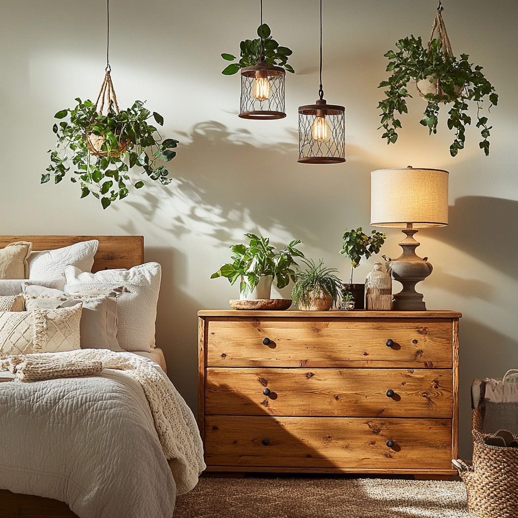 boho farmhouse bedroom decor 20