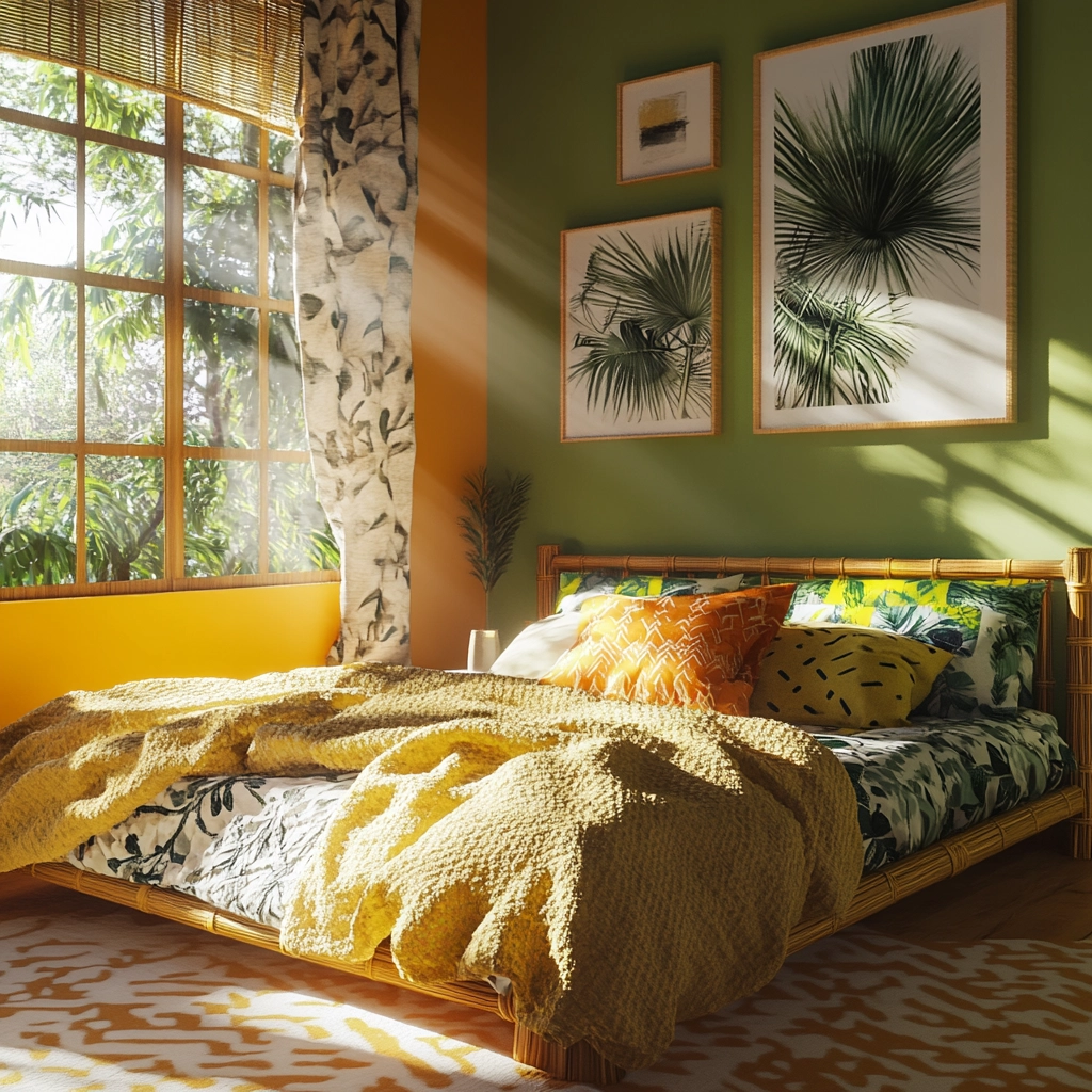 boho farmhouse bedroom decor 21