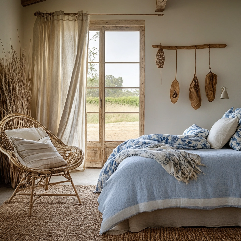 boho farmhouse bedroom decor 29