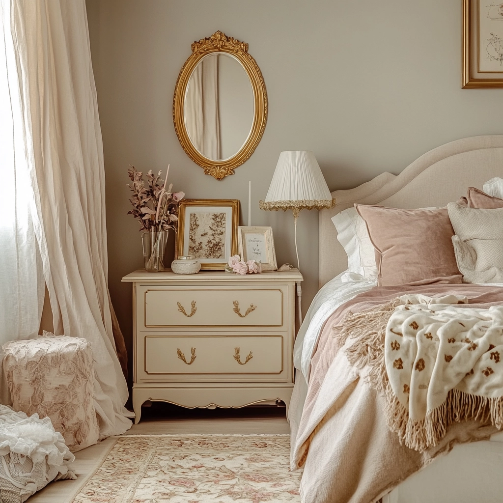 boho farmhouse bedroom decor 43