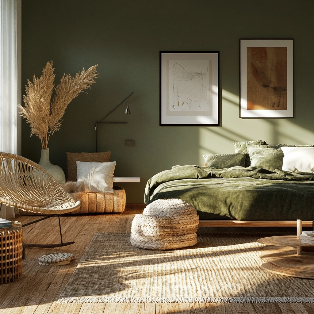 boho farmhouse bedroom decor 48