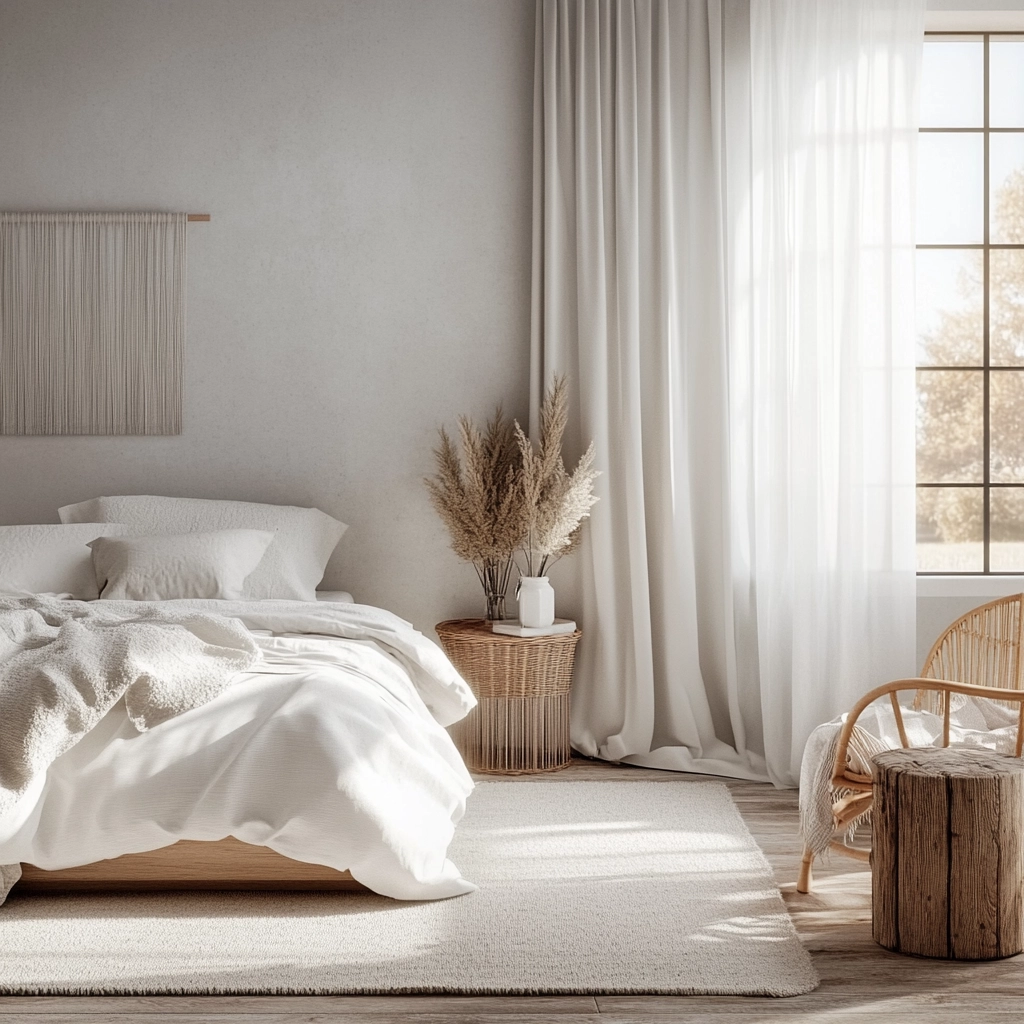 boho farmhouse bedroom decor 67