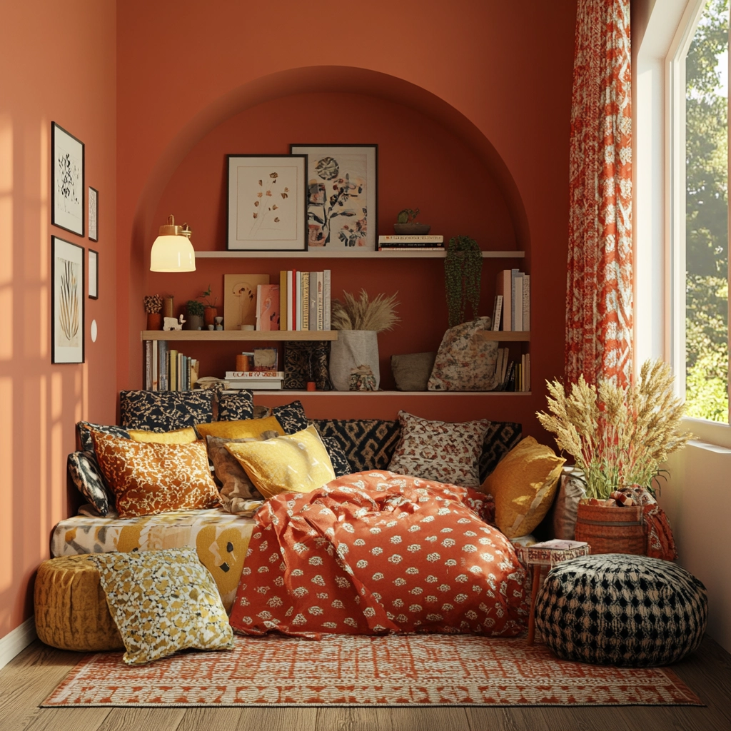 boho farmhouse bedroom decor 73