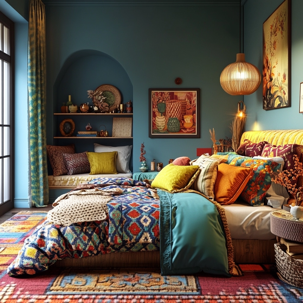 boho farmhouse bedroom decor 75