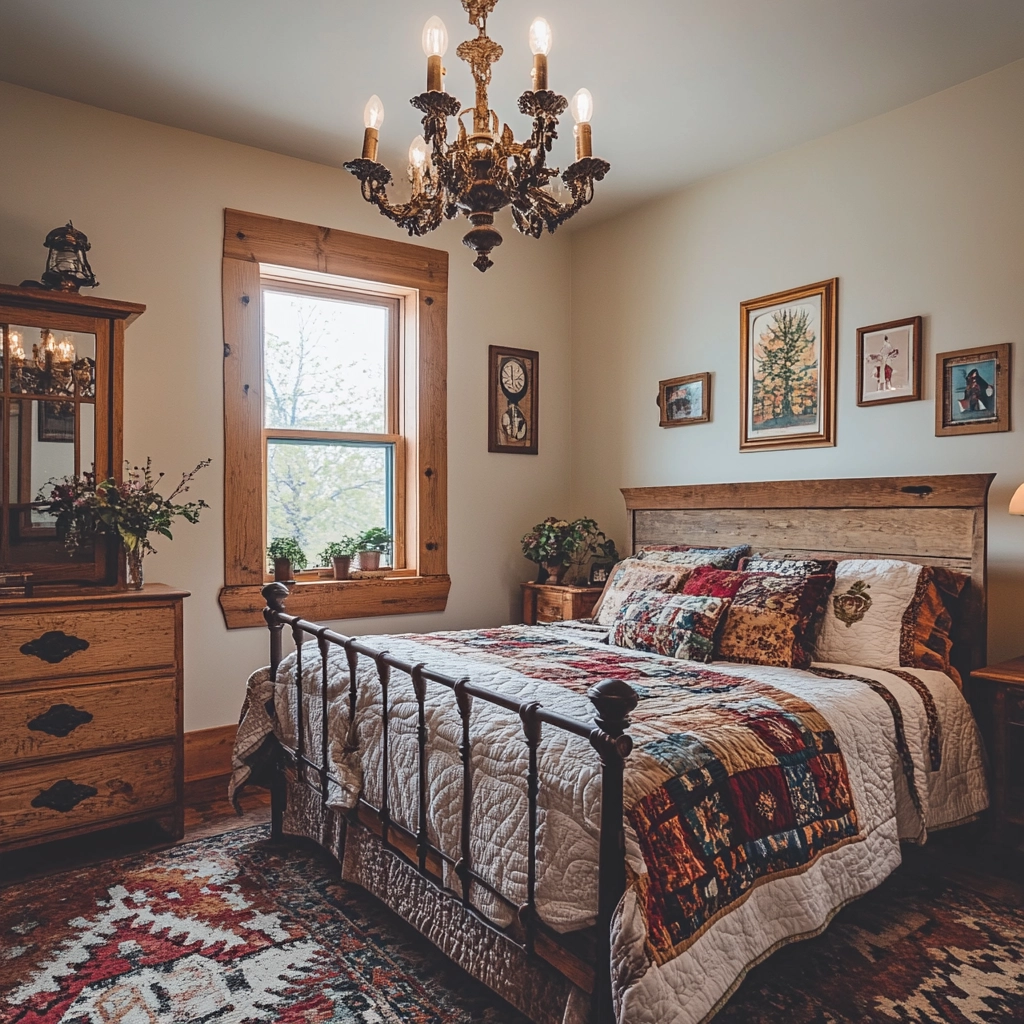 boho farmhouse bedroom decor 80