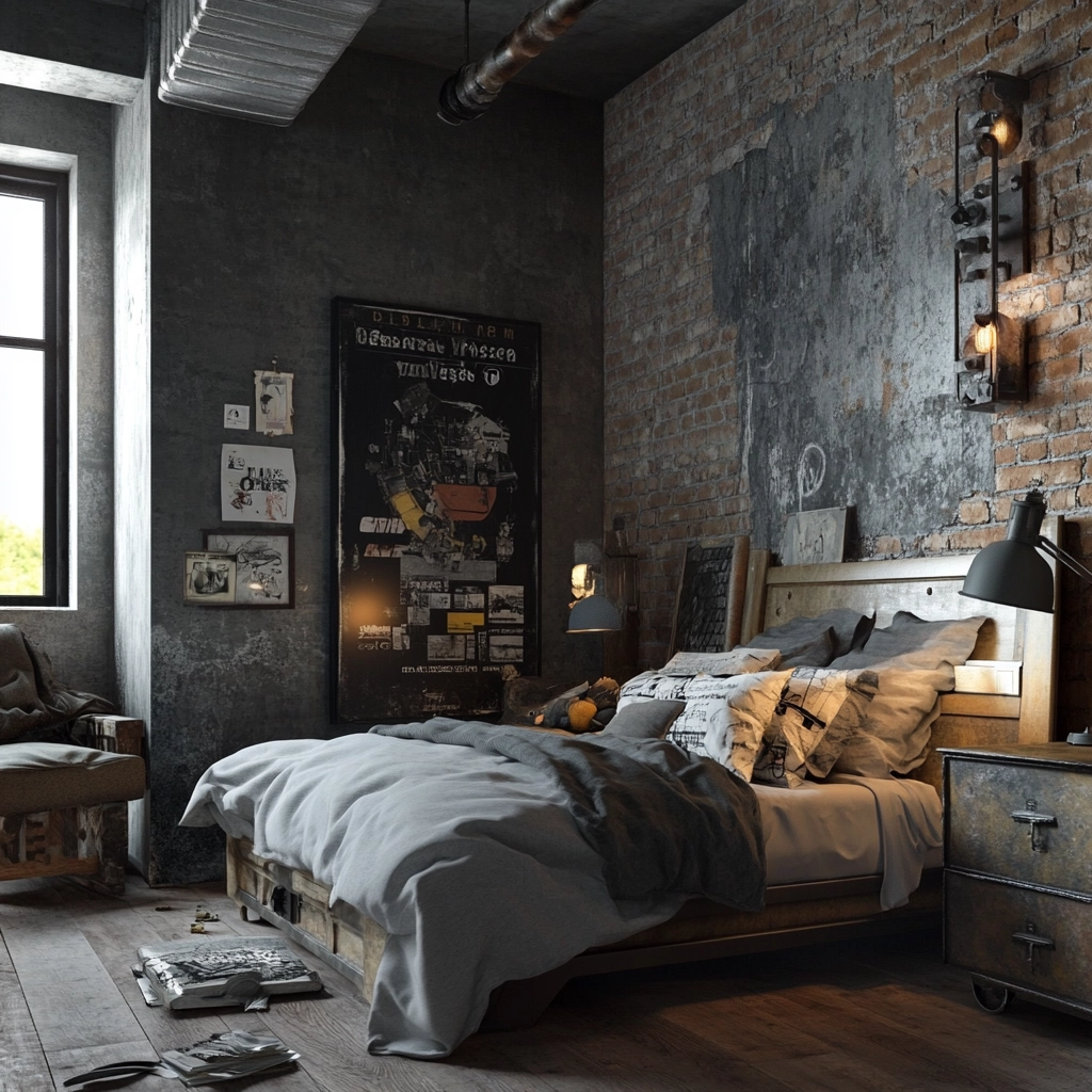 boy farmhouse bedroom 74