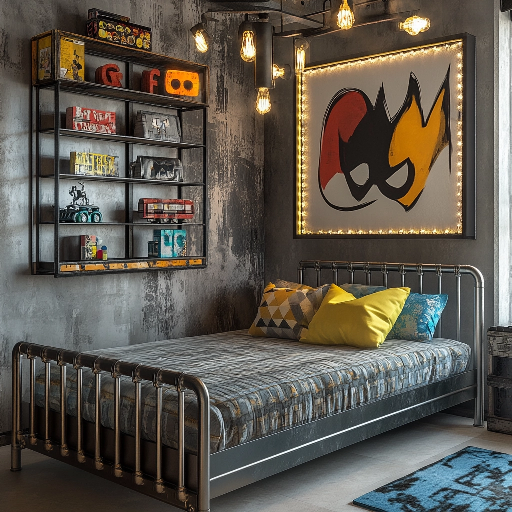 boys farmhouse bedroom 49