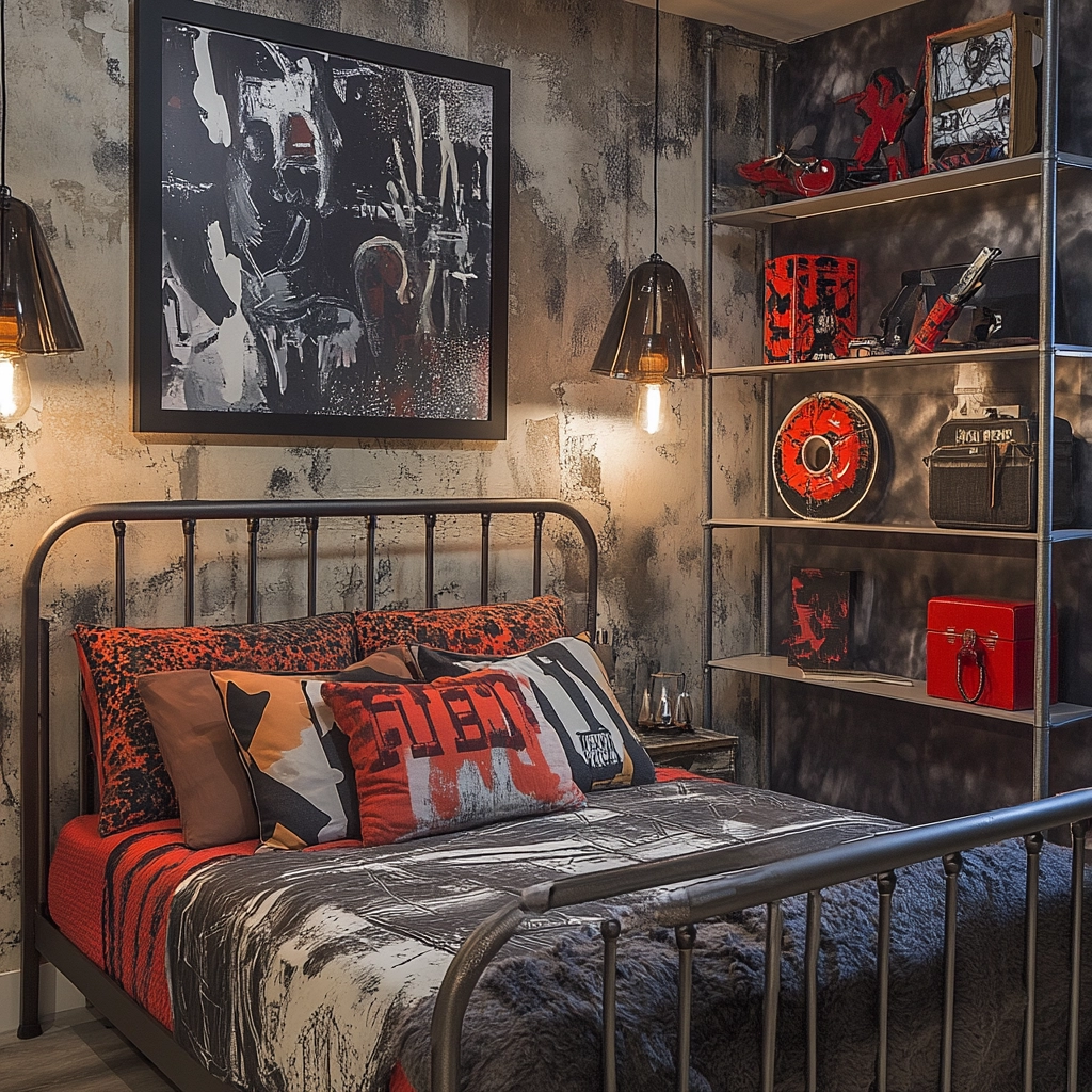 boys farmhouse bedroom 51