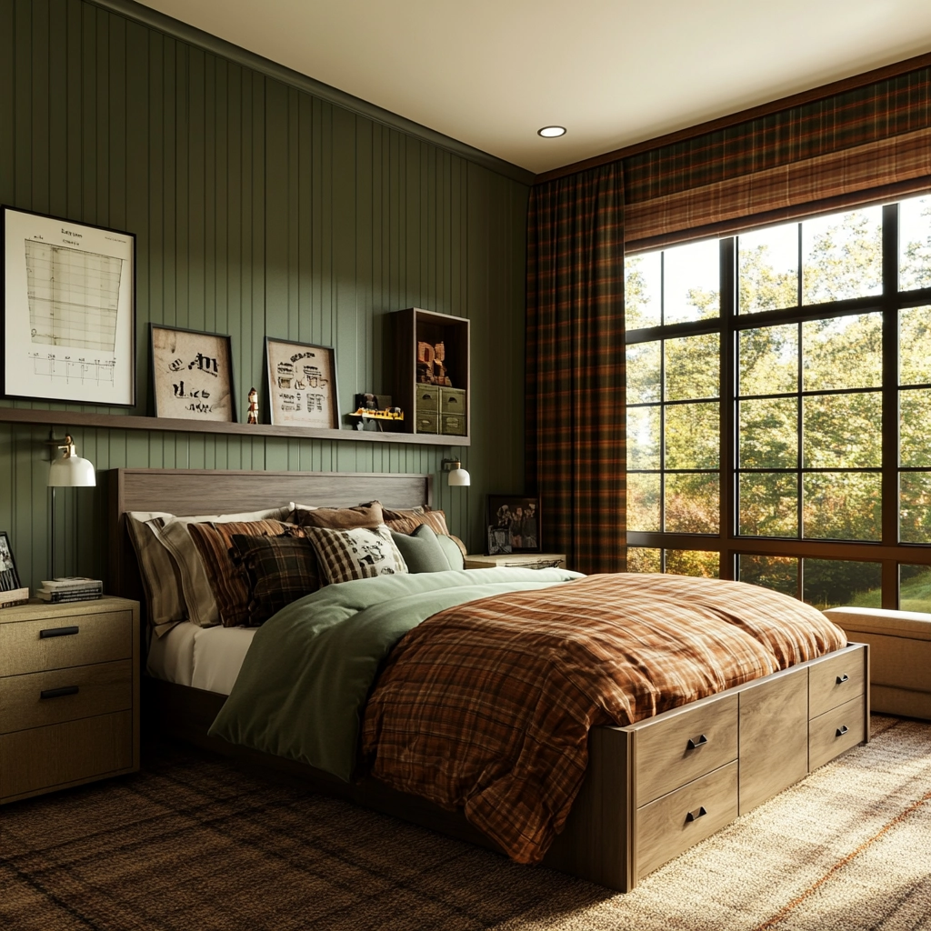 boys farmhouse bedroom 73