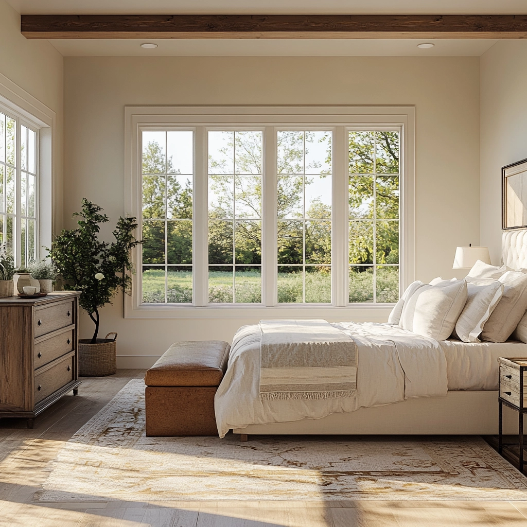 classy farmhouse bedroom 11