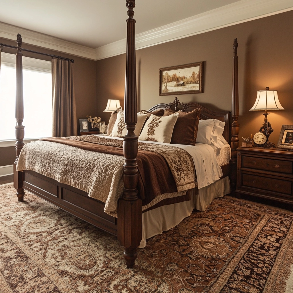 classy farmhouse bedroom 14