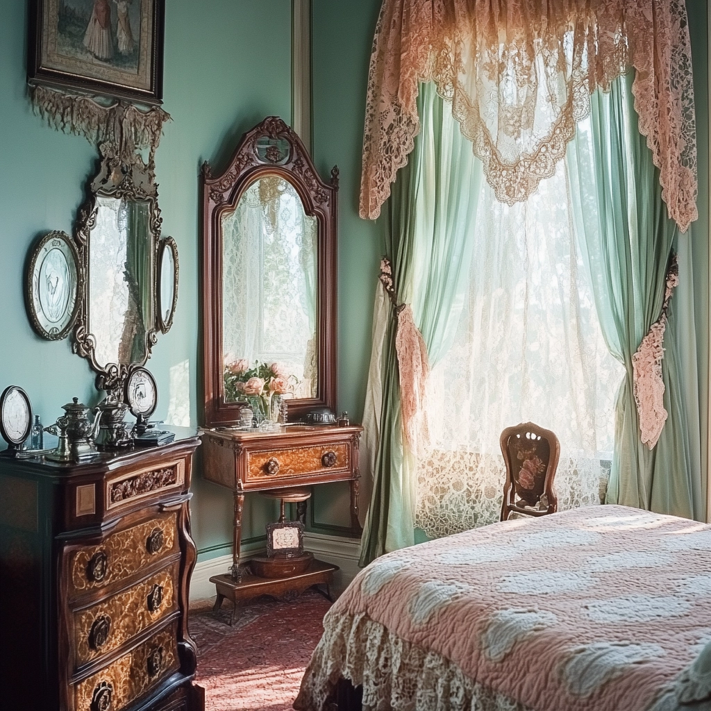 classy farmhouse bedroom 21