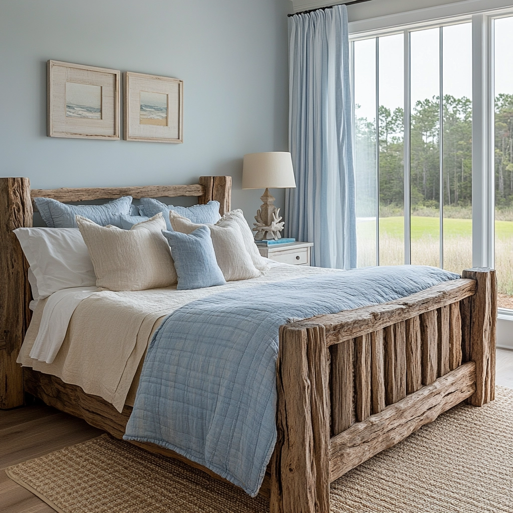 classy farmhouse bedroom 26