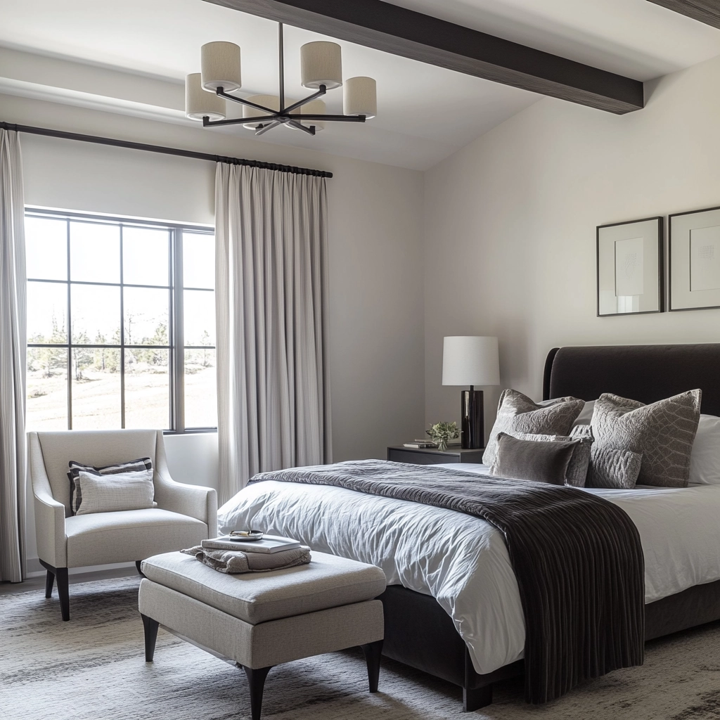 classy farmhouse bedroom 32