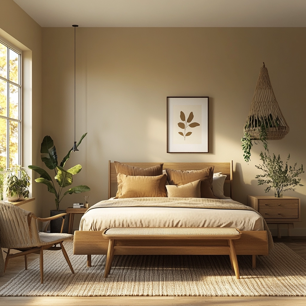classy farmhouse bedroom 37