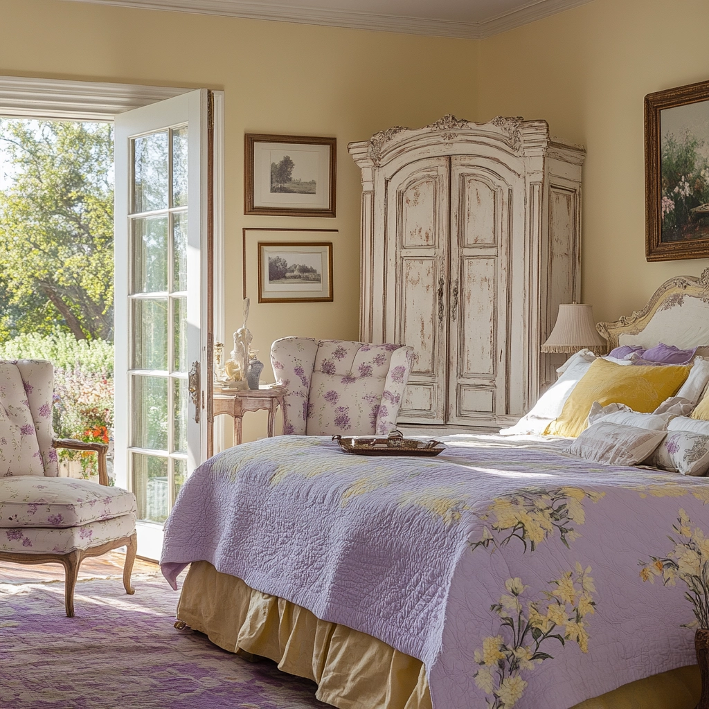 classy farmhouse bedroom 47