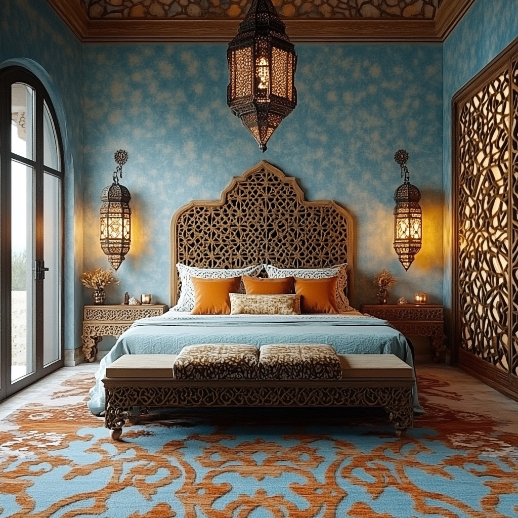 classy farmhouse bedroom 59