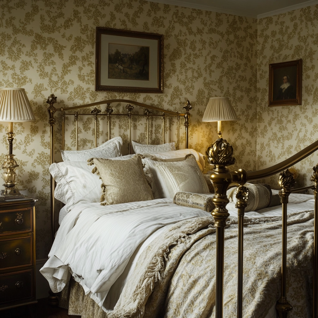 classy farmhouse bedroom 61