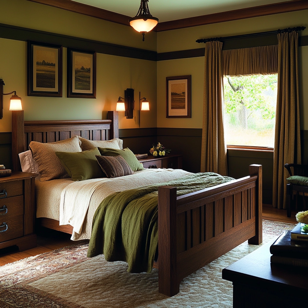 classy farmhouse bedroom 74