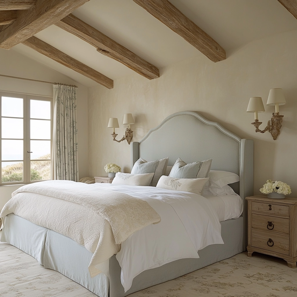 coastal farmhouse bedroom 37