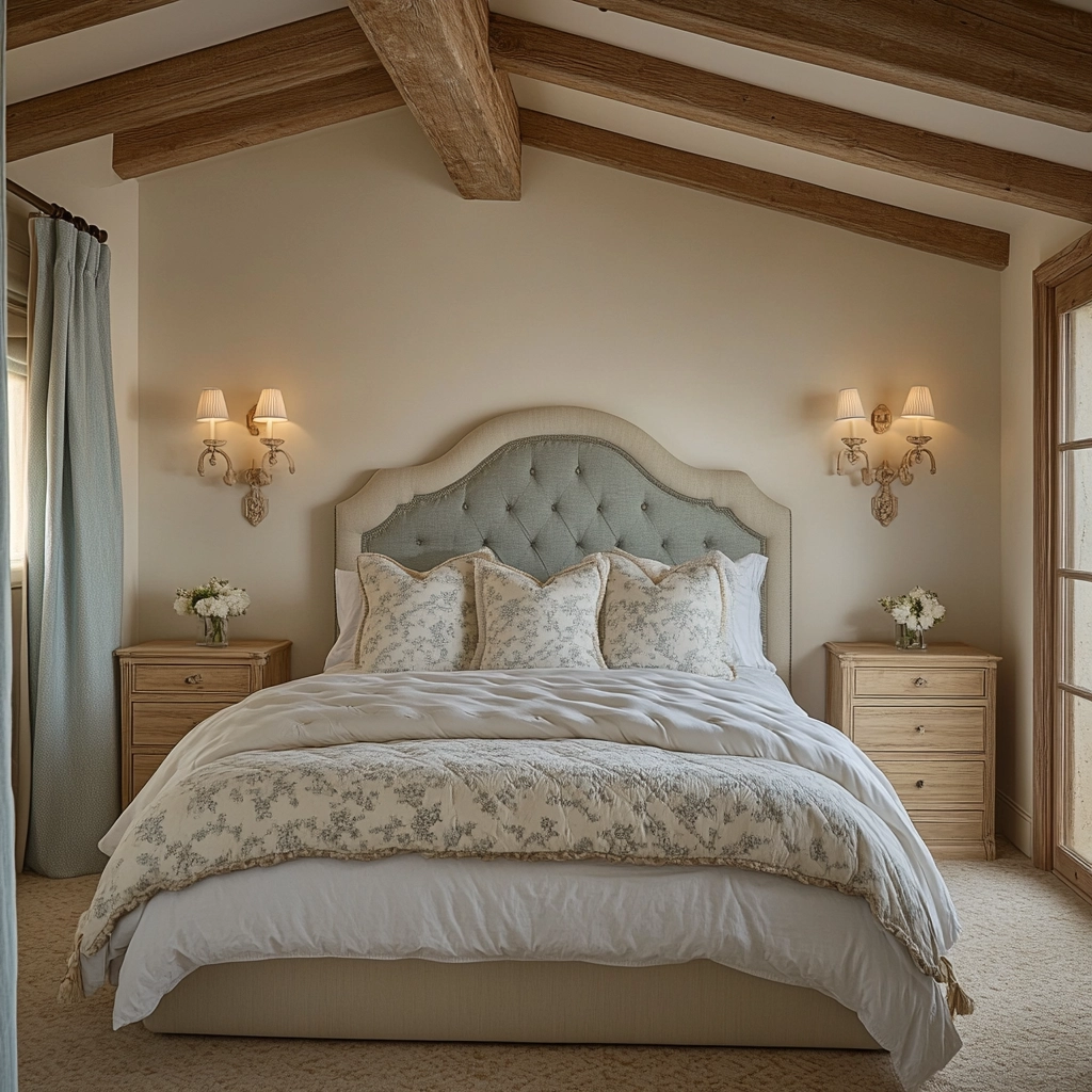 coastal farmhouse bedroom 38