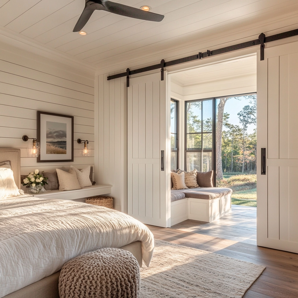 coastal farmhouse bedroom 43