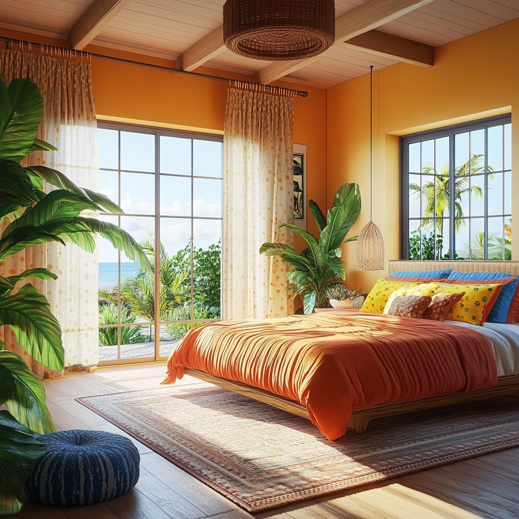 coastal farmhouse bedroom 78