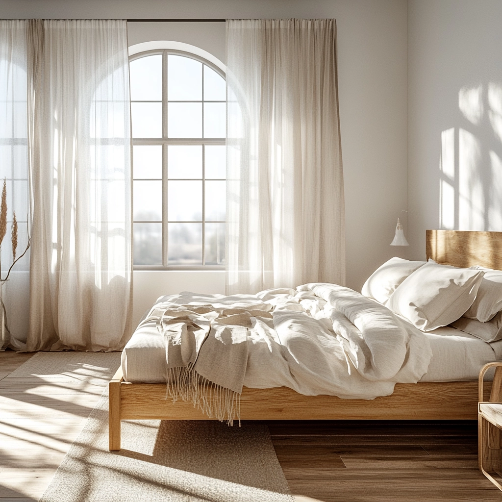 coastal farmhouse bedroom ideas 19