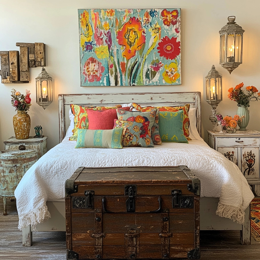 coastal farmhouse bedroom ideas 21