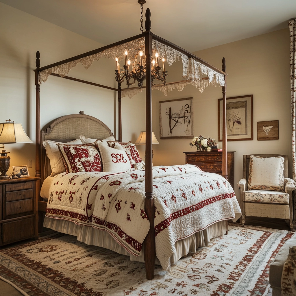 coastal farmhouse bedroom ideas 27