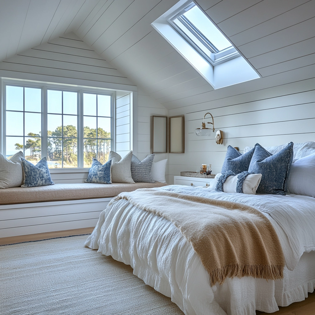 coastal farmhouse bedroom ideas 30