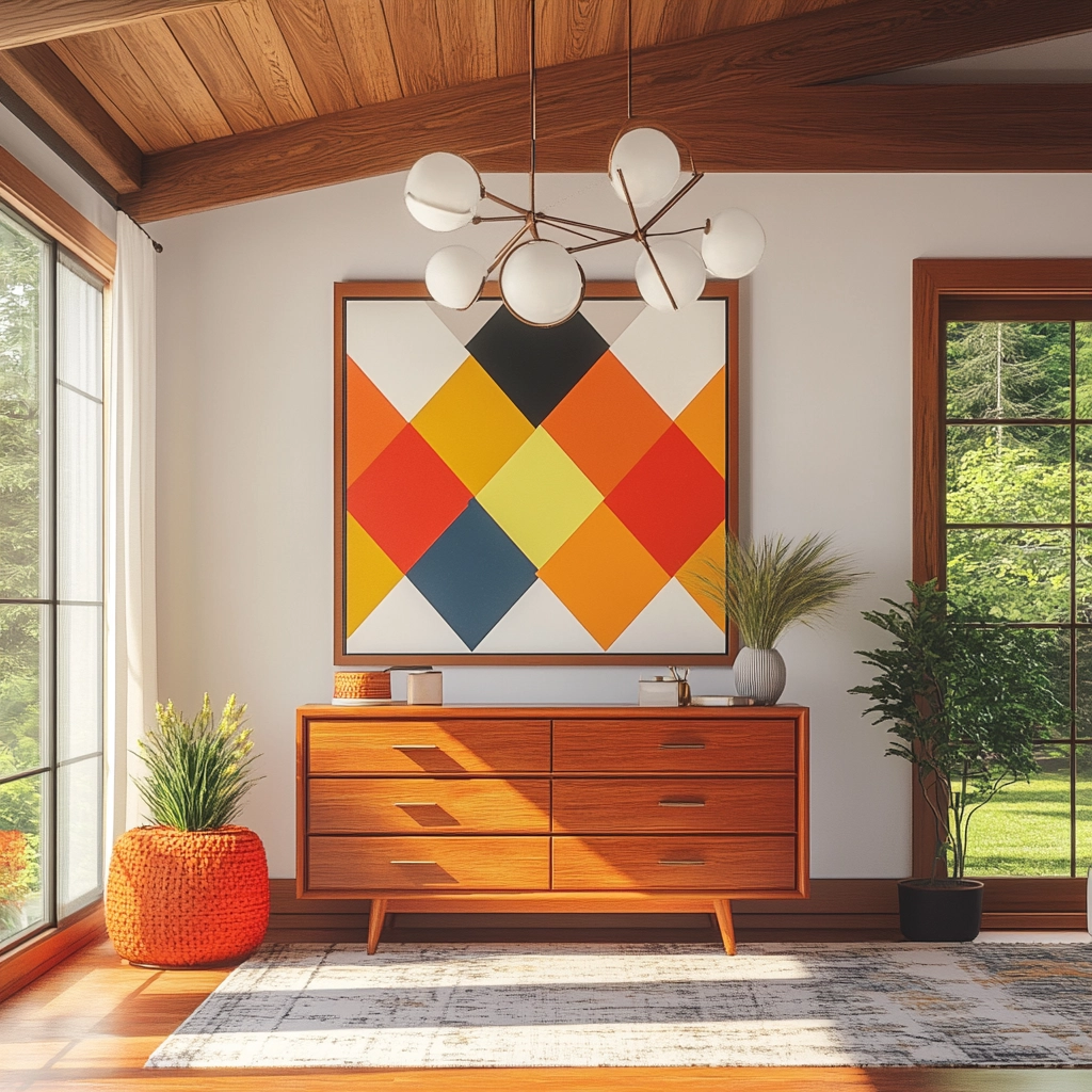 colorful farmhouse bedroom 16